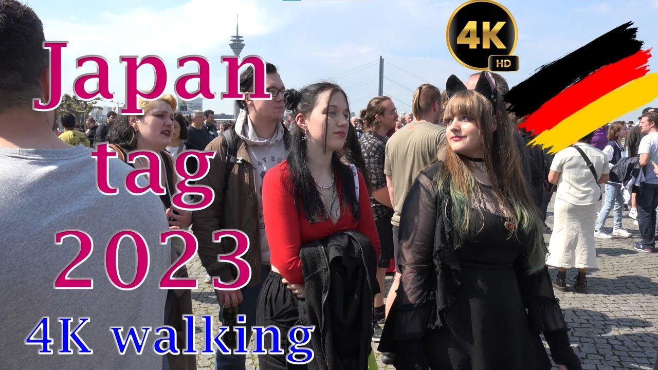 Japan Tag 2023 - Japan Day in Düsseldorf NRW | 4K Walk