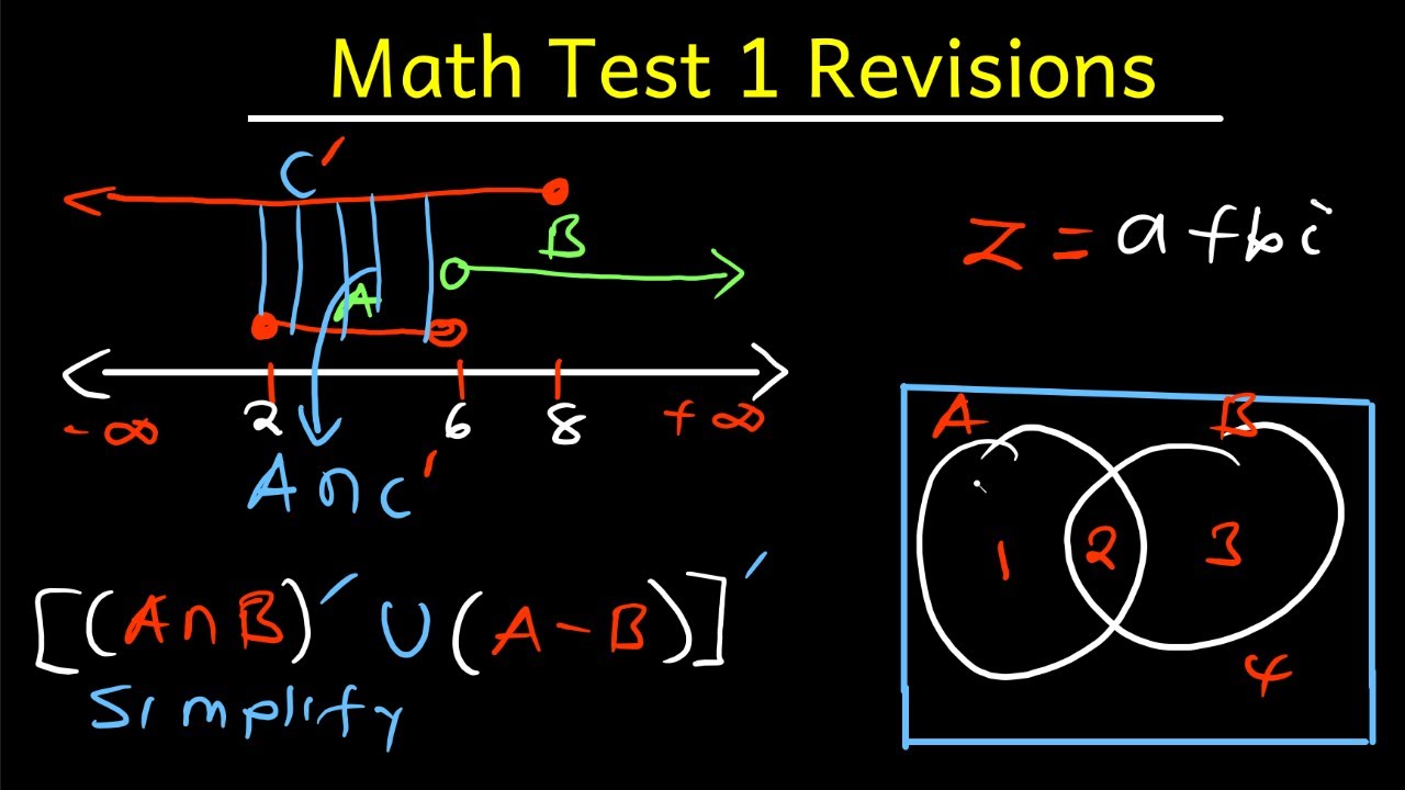 math test 1 revision