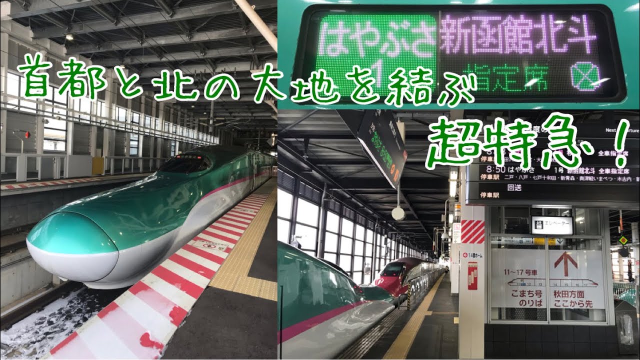 【東京と函館を結ぶ超特急！】東北・北海道新幹線はやぶさ1号に乗ってきた