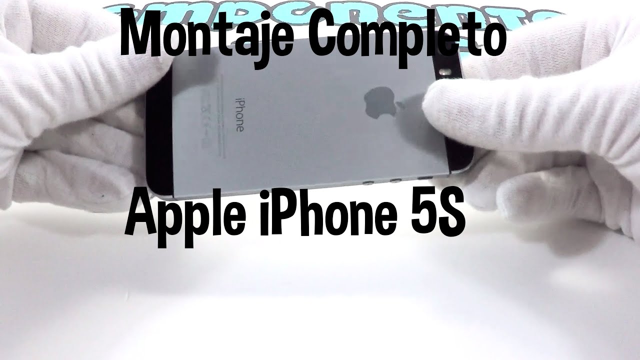 Cómo montar un iPhone 5S desde cero explicado paso a paso