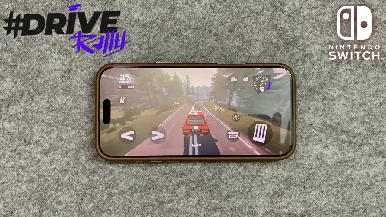 #DRIVE Rally Gameplay on iPhone 16 Pro Max &ndash; Best Arcade Rally on Mobile?