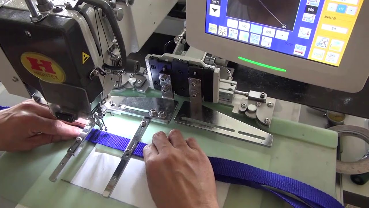 Heavy duty programmable bar tacker sewing machine
