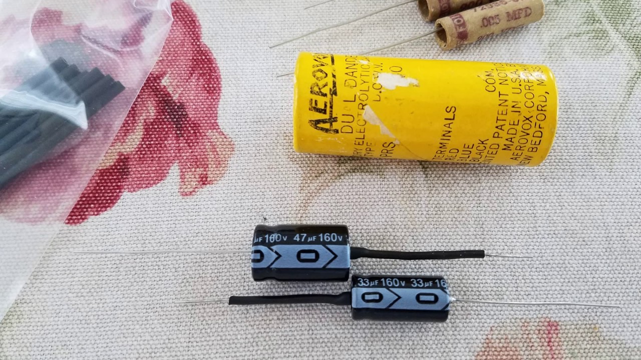 Vintage Radio Repair and Restoration, RCA Victor X551, Restuffing Capacitors, Part 8 of 13