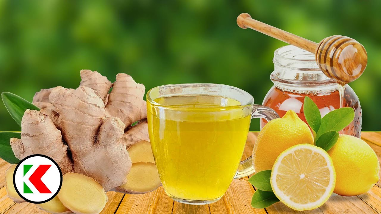 Ginger Honey Lemon Green Tea, Effective Immune Boosting Drink - زنجبیل عسل لیمو چای سبز (Kabul Food)