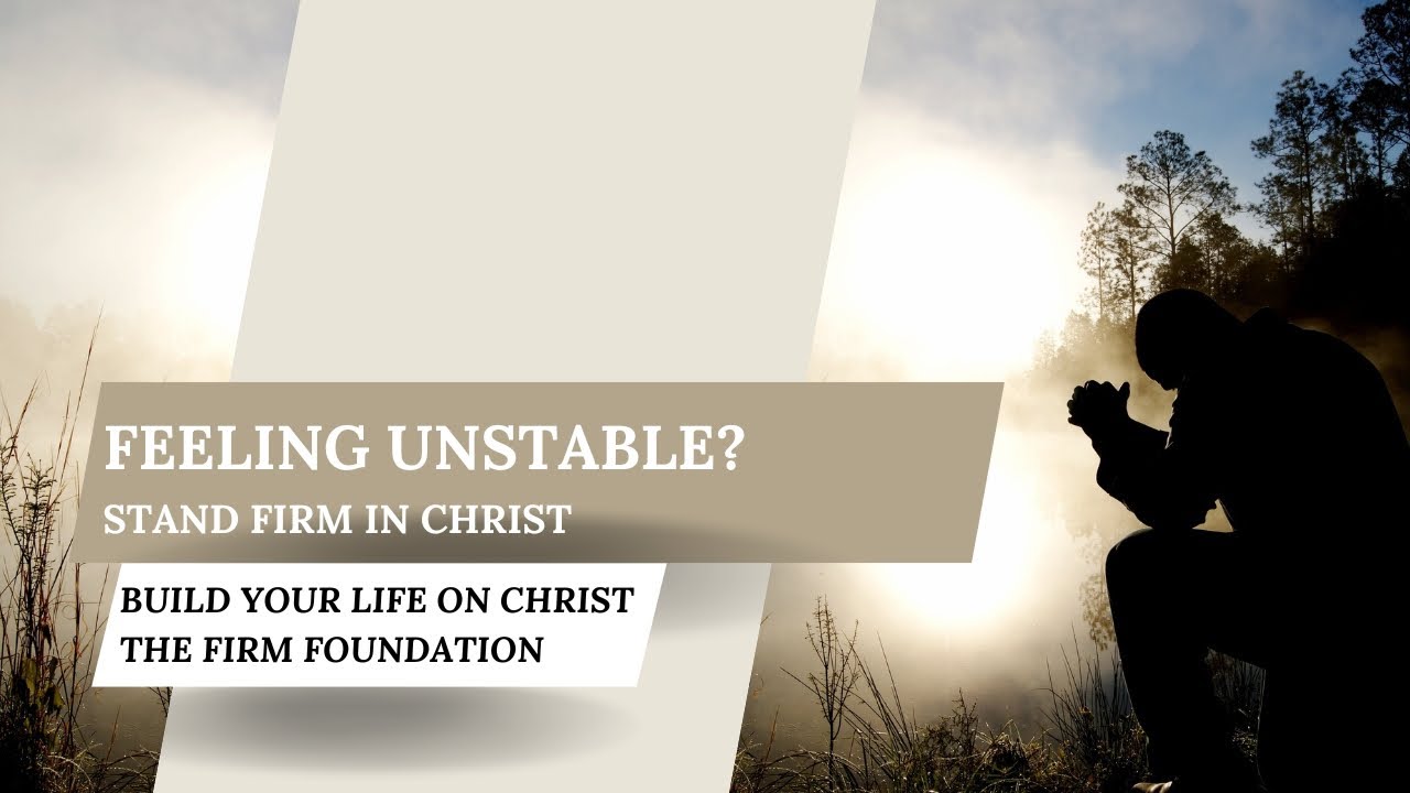 5 Minutes with God | Building on a Firm Foundation (Matthew 7:24-27)