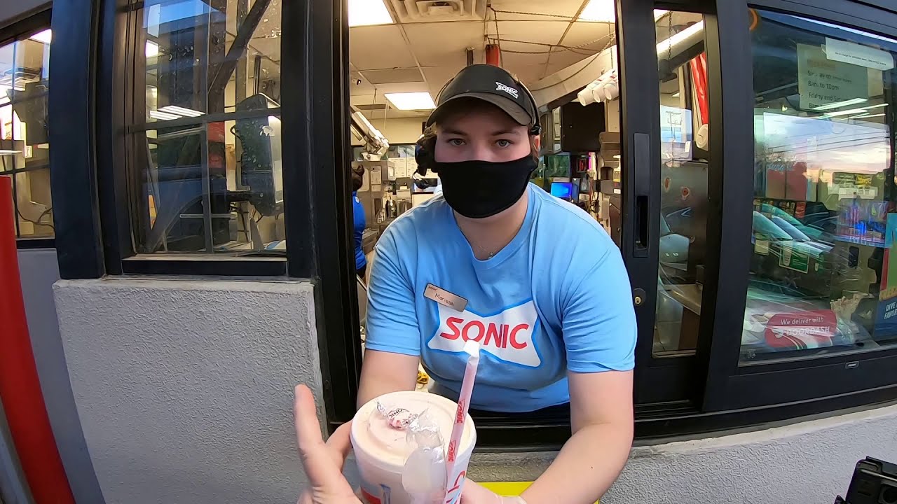 Sonic Drive-In, Strawberry Shake & Oreo Blast, 3800 N 1st Ave, Tucson, Arizona, 14 May 2020 NGH18300