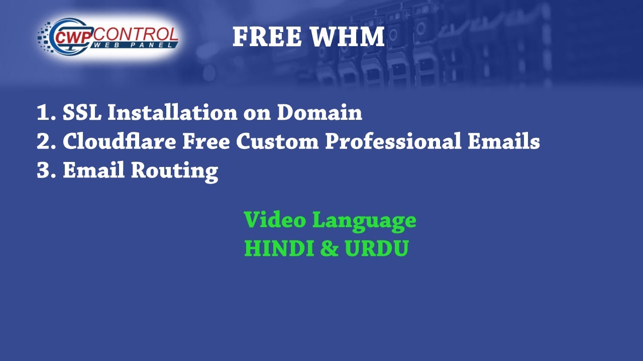 SSL Installation on Domain | Cloudflare Free Custom Professional Emails | Email Routing | Part - 5