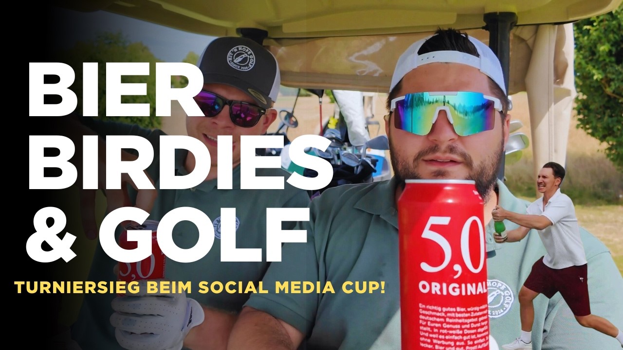 BIER, BIRDIES & GOLF - Der Turniersieg beim Social Media Cup