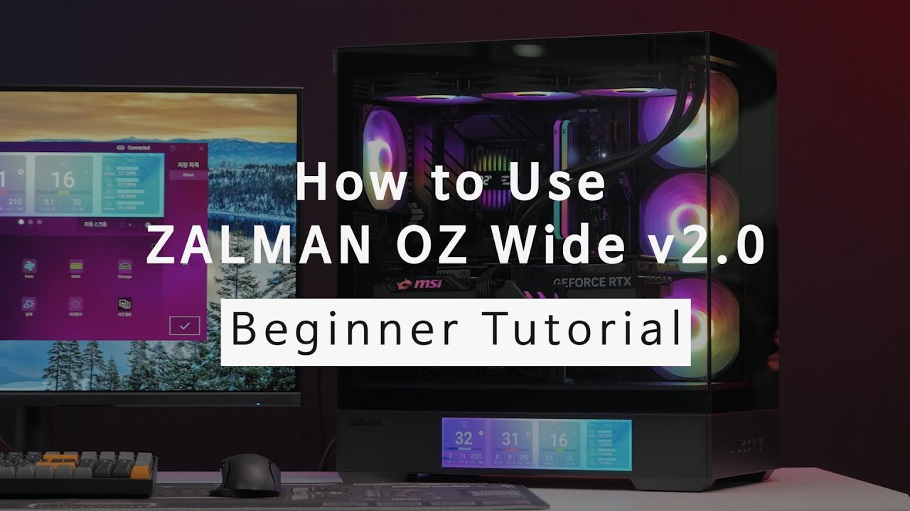 ZALMAN OZ Wide Manual ENG (P40 DS Software)