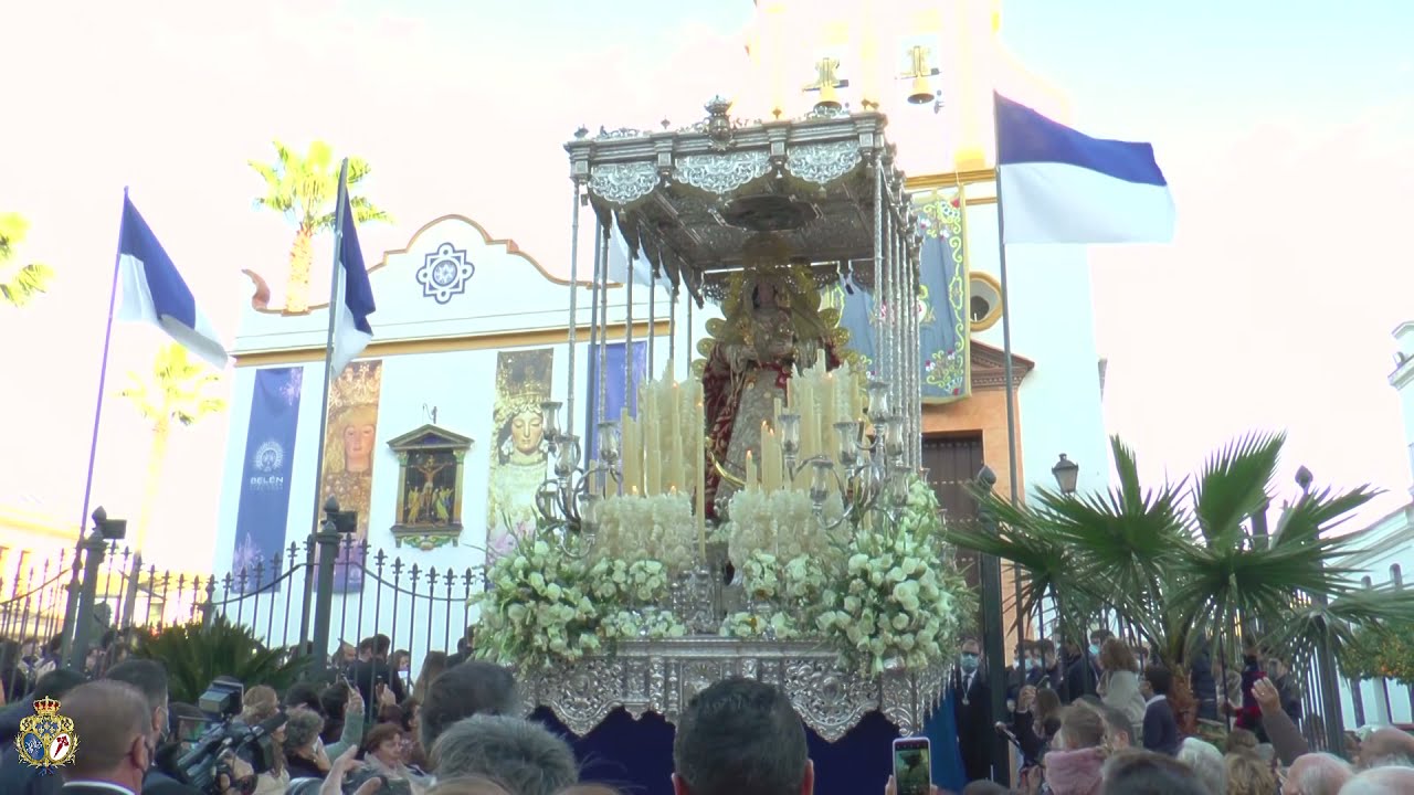Salida de la Virgen de Belén de Pilas. Extraordinaria XXV Aniversario de IDA. 27 noviembre de 2021