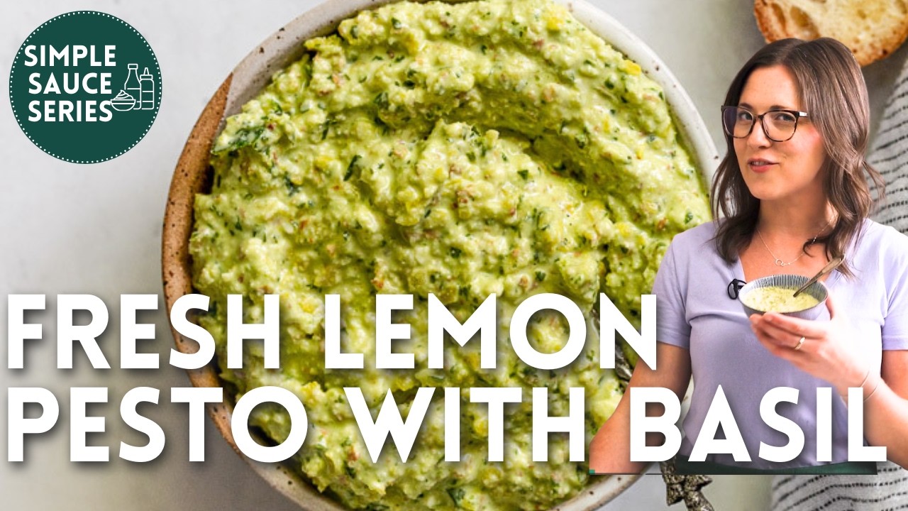 You Won't Believe This Lemon Basil Pesto!