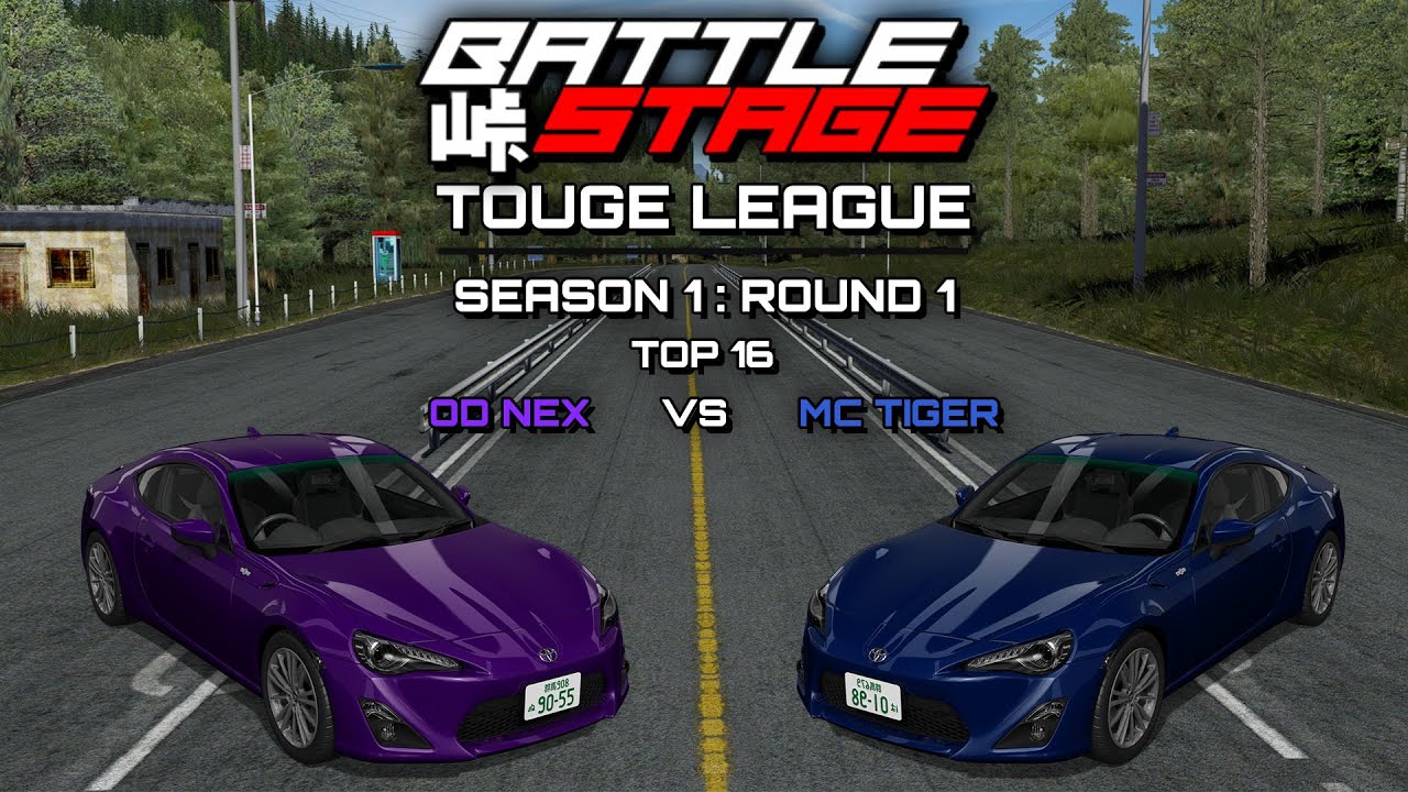 OD Nex vs MC Tiger | Top 16 - Battle Stage Touge League : Season 1 Round 1