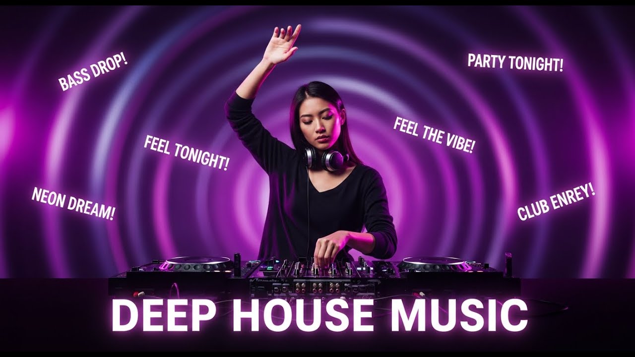 Deep House Music That Feels Like Night Harmony 🎶 Smooth Bass and Balance