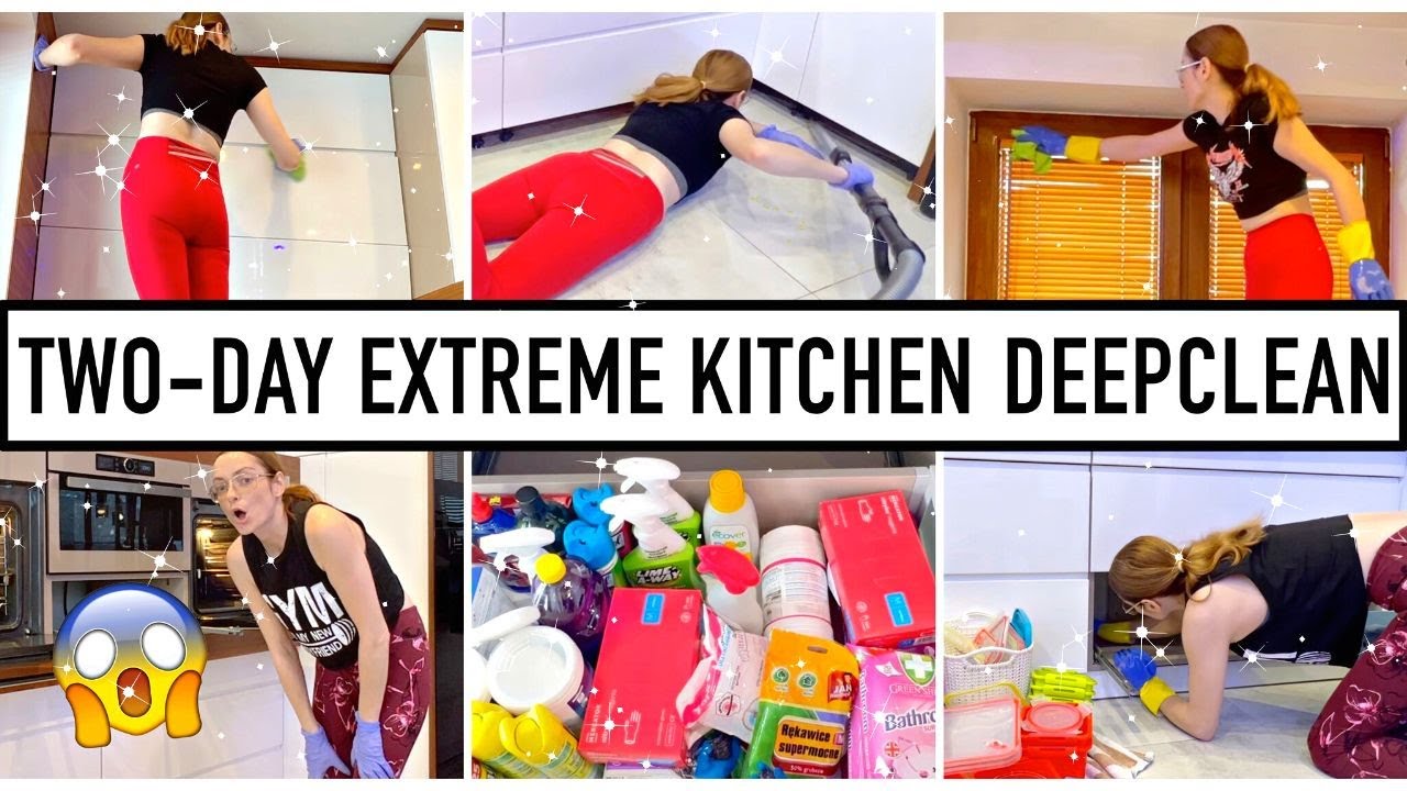 EXTREME 2-DAY WHOLE KITCHEN DEEPCLEAN & ORGANIZATION// SUPREME MOTIVATION// CLEAN WITH ME 2023