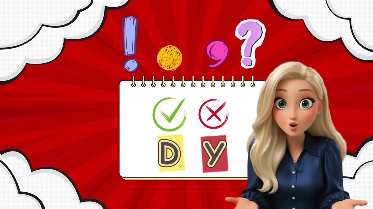 📝🎯 Doğru- Yanlış Noktalama İşaretini Bul! 🤔 | Nokta, Virgül, Ünlem, Soru İşareti | 1. Sınıf Türkçe