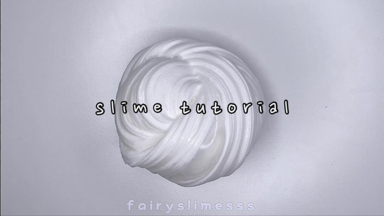 simple glossy slime tutorial and satisfying asmr