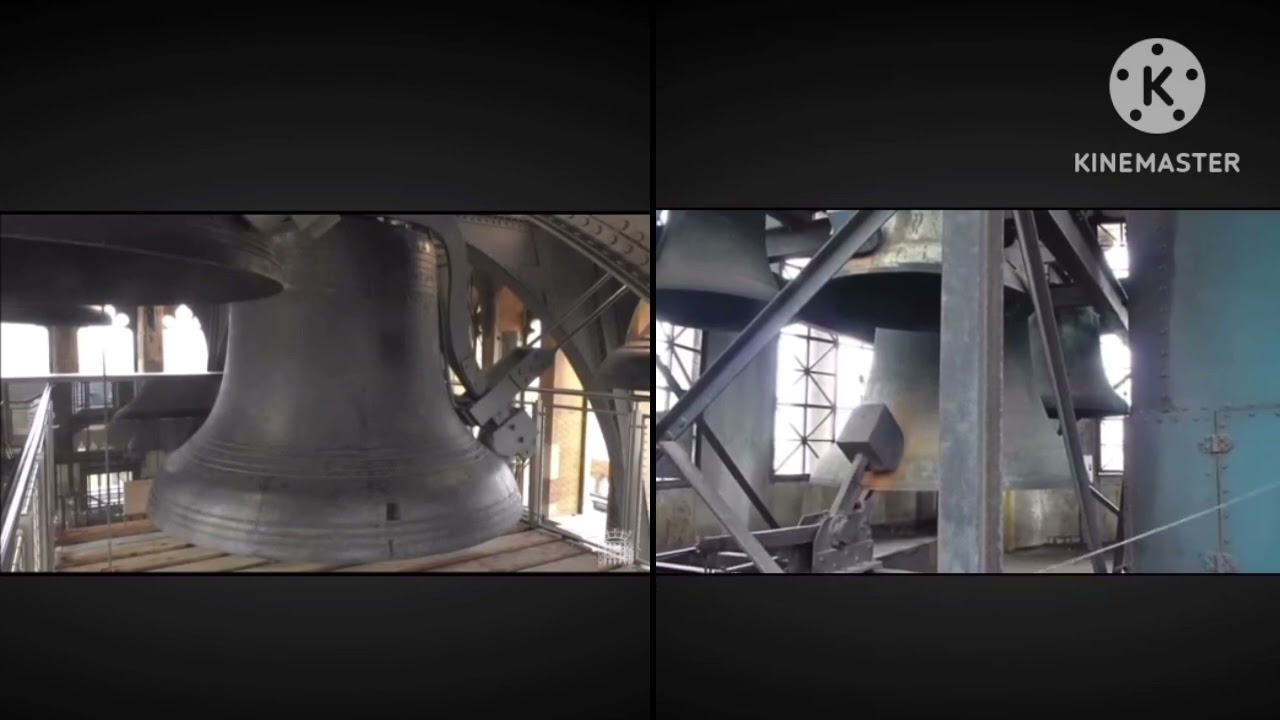 Big ben bell and nottingham council house bell