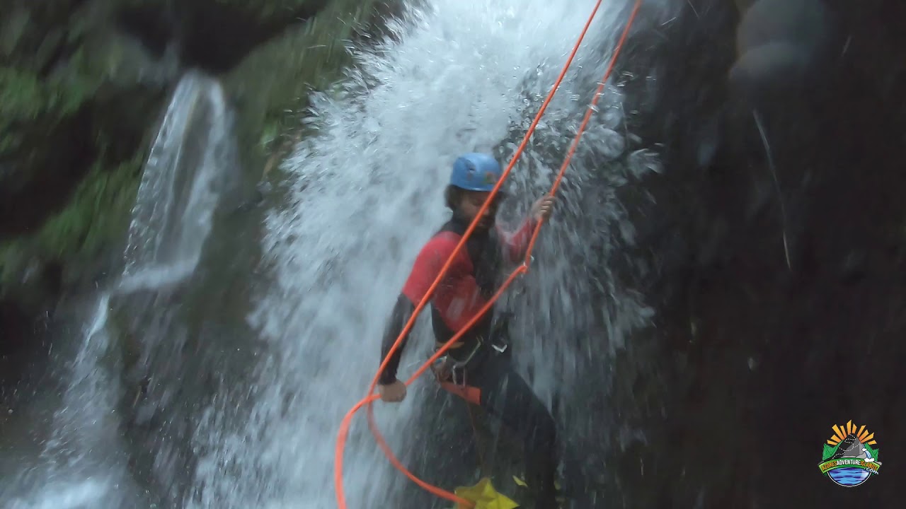 Canyoning in Ribeira dos Caldeir&otilde;es with Azores Adventure Islands - Portugal!