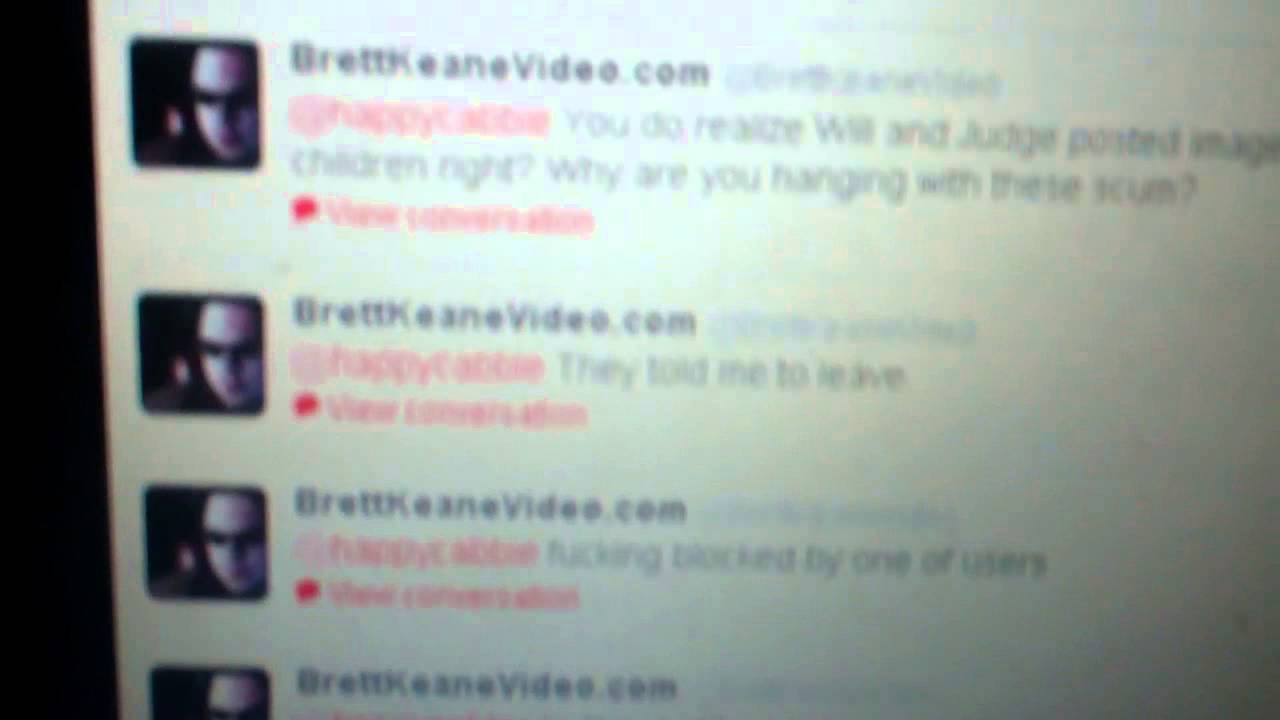 Brett Keane once again LYING about me