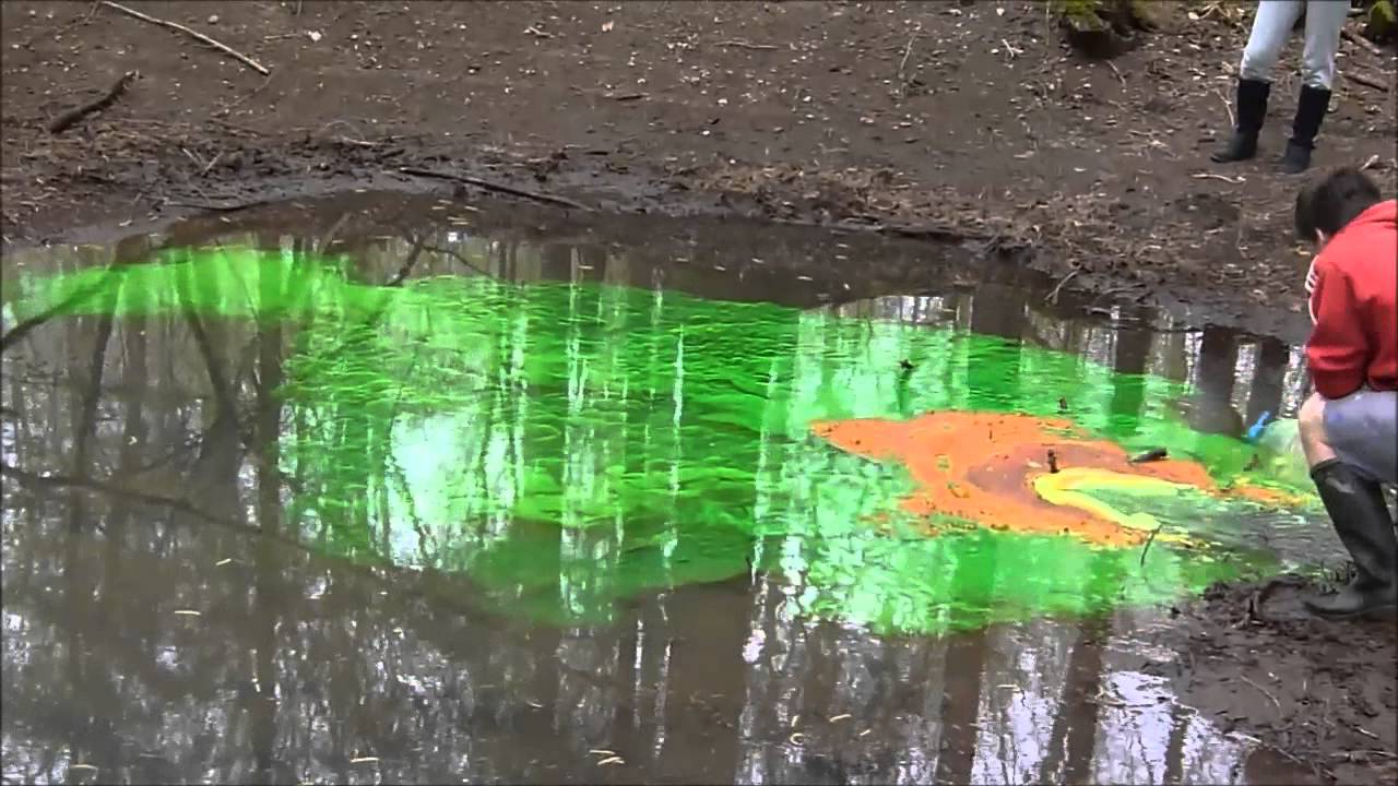 Injection de fluorescéine aux pertes du Clos Lucas
