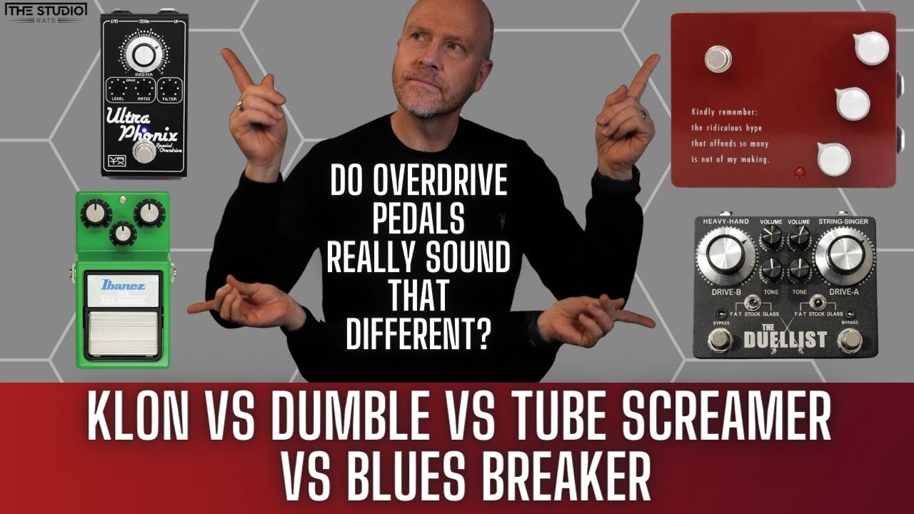 Неужели педали перегрузки звучат так по-другому? Klon против Tube Screamer против Dumble против B...