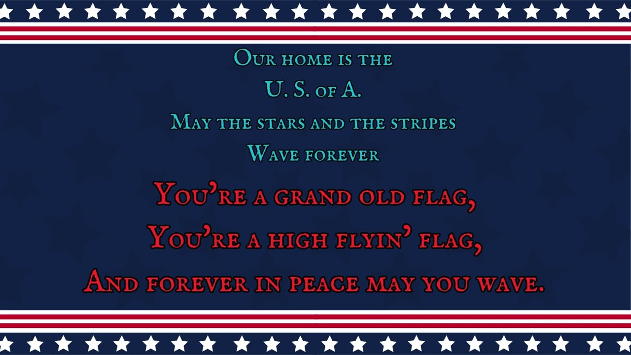 Stars and Stripes Practice Track