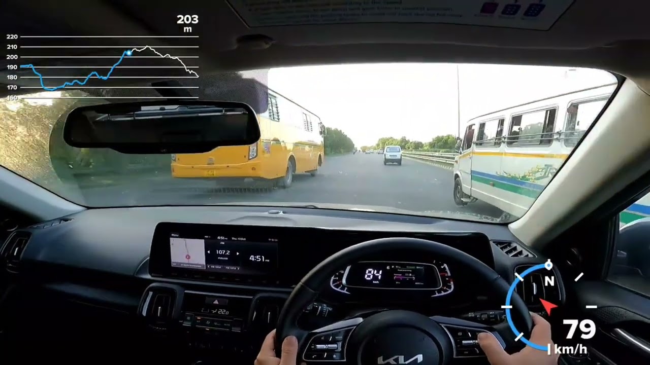 KIA SONET iMT Cruise Control | Cruising RPM in 6th gear