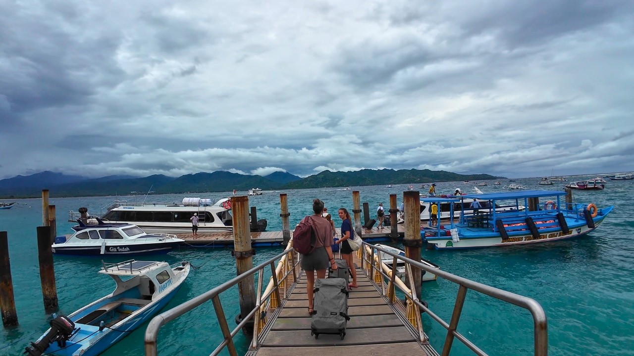 Gili Air to Gili Trawangan  | Karya Bahari Fast Boat - December 2025 | Lombok Indonesia 🇮🇩