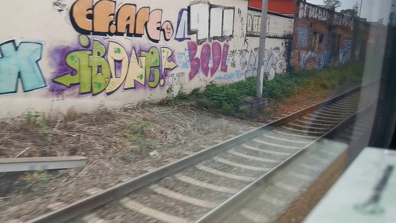 S Bahn Mitfahrt Leipzig auf der S1