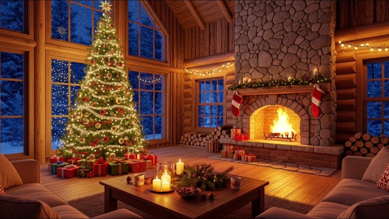 Instrumental Christmas Music 🔥 Relaxing Christmas Atmosphere 🎄 Soothing Christmas Ambience