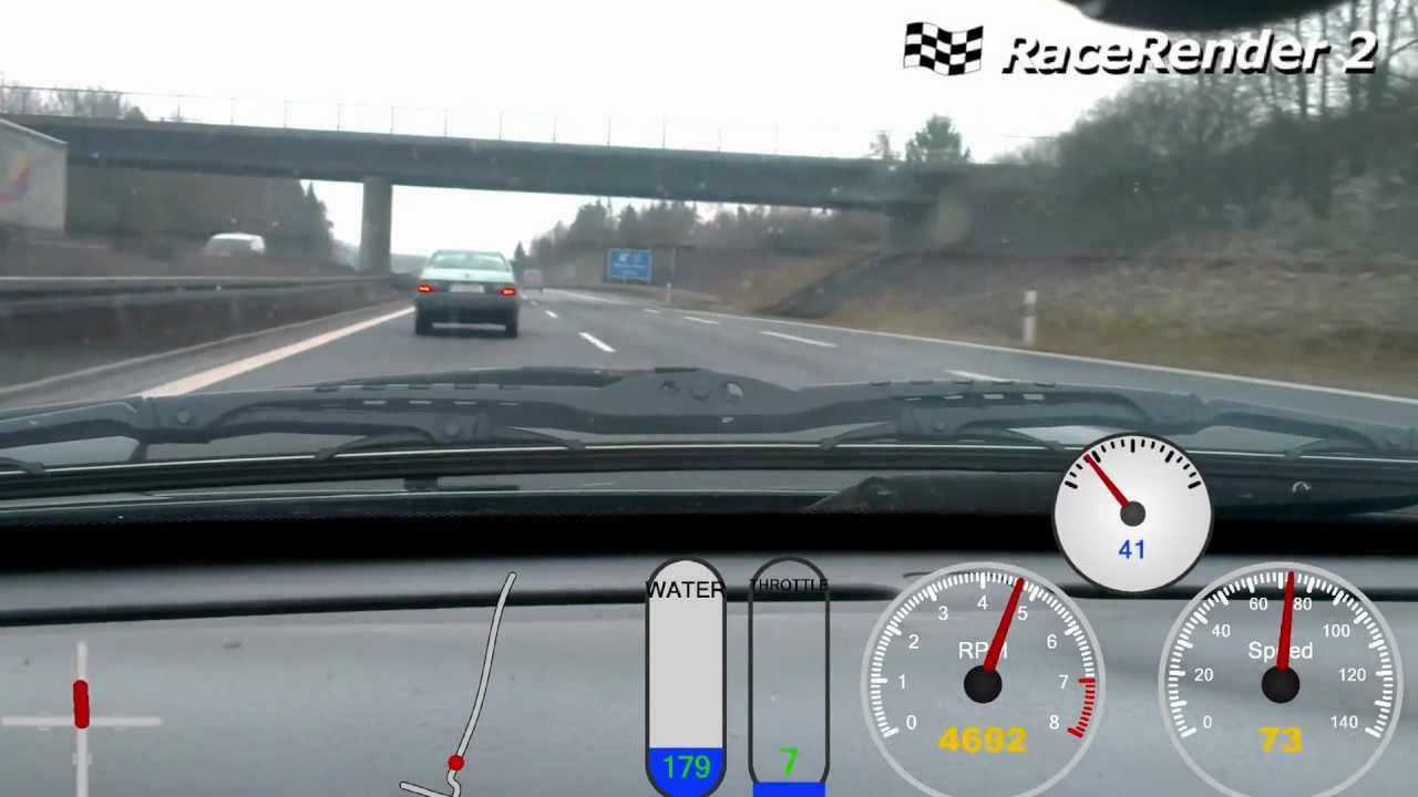 Ford Probe GT 24v Turbo run on the autobahn