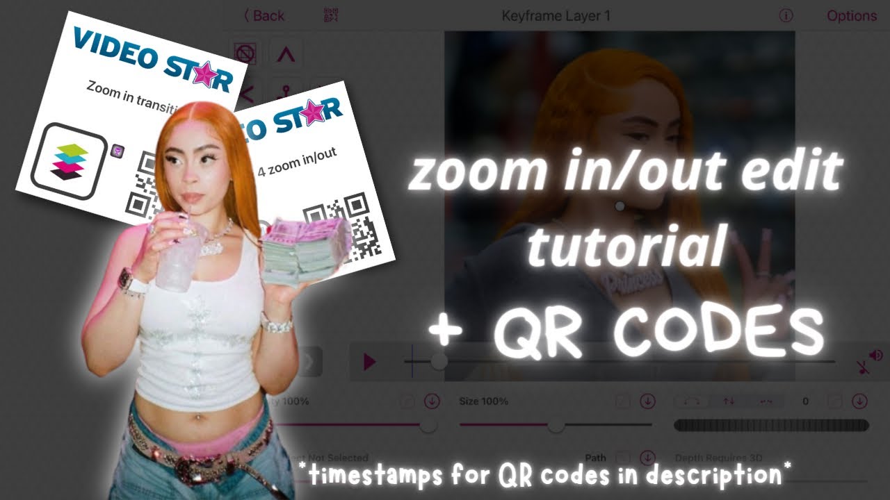 zoom in or out edit tutorial for videostar + QR CODES/PRESETS INCLUDED