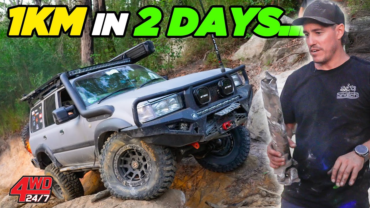 We left 1 4WD on the track... our 24hr rescue mission