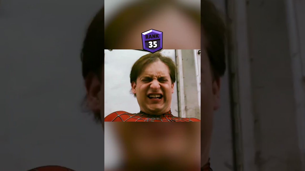 Brawl Stars Spiderman Rank 35 😂