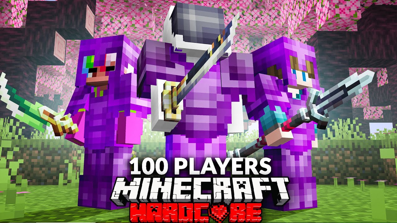 100 Players Simulate Minecraft's Most Brutal Hunger Games!