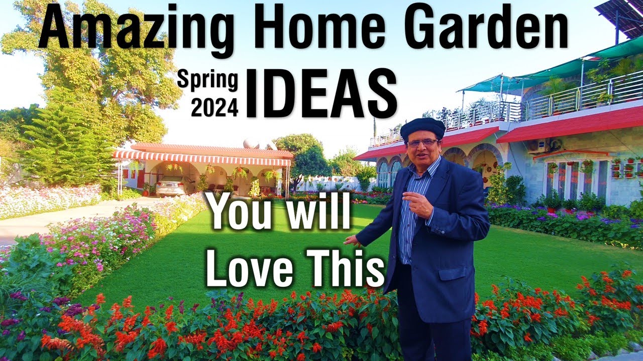 A Unique Spring 2024 Flowers Garden House In Jhelum | Home Garden Design | Amazing Flowers