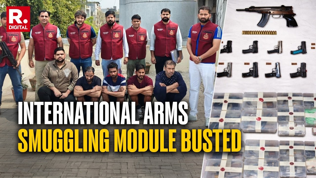 Delhi Crime Branch Busts International Arms Smuggling Module Linked To Pak, Nepal & Bangladesh