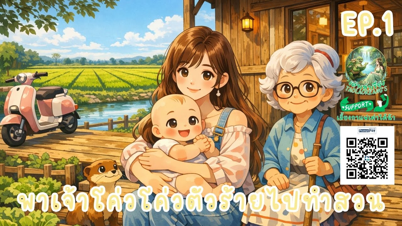 พาเจ้าโค่วโค่วตัวร้ายไปทำสวนในชนบท EP.1 | #นิยายเสียงจีน