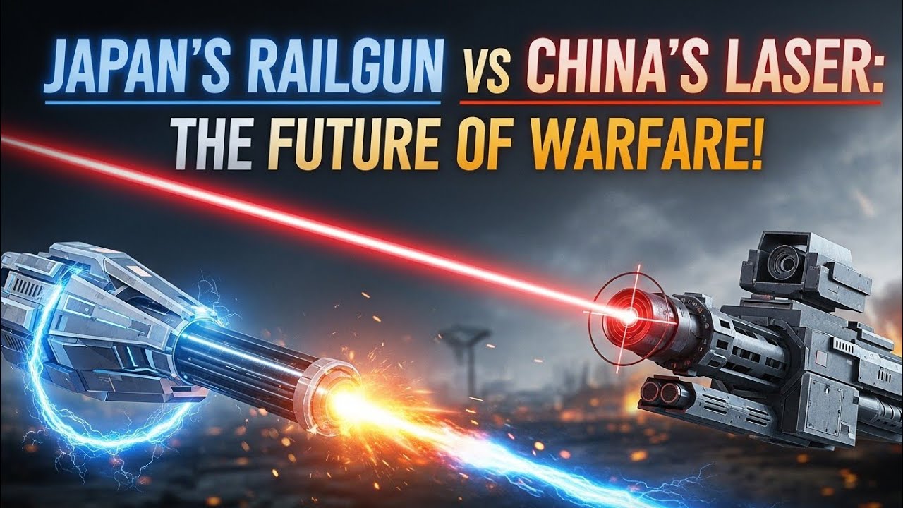 Japan's Railgun vs China's Laser: The Future of Warfare!