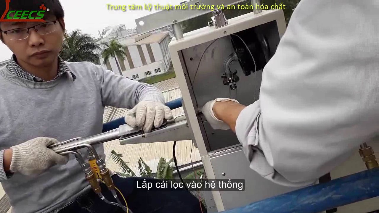 Lấy mẫu KLN trong Khí thải 03/2017