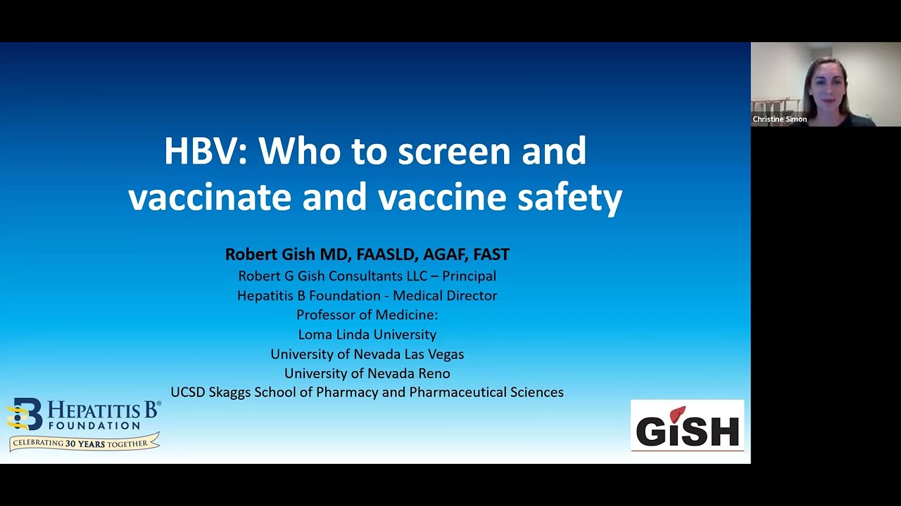 ECHO 2021 Session 9: Hepatitis B and Vaccination