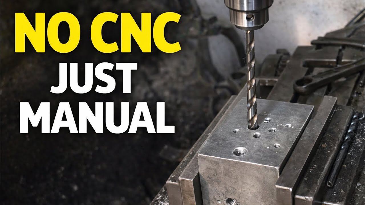 Machining a Hydraulic Manifold Block from Solid Steel | Manual Mill Only