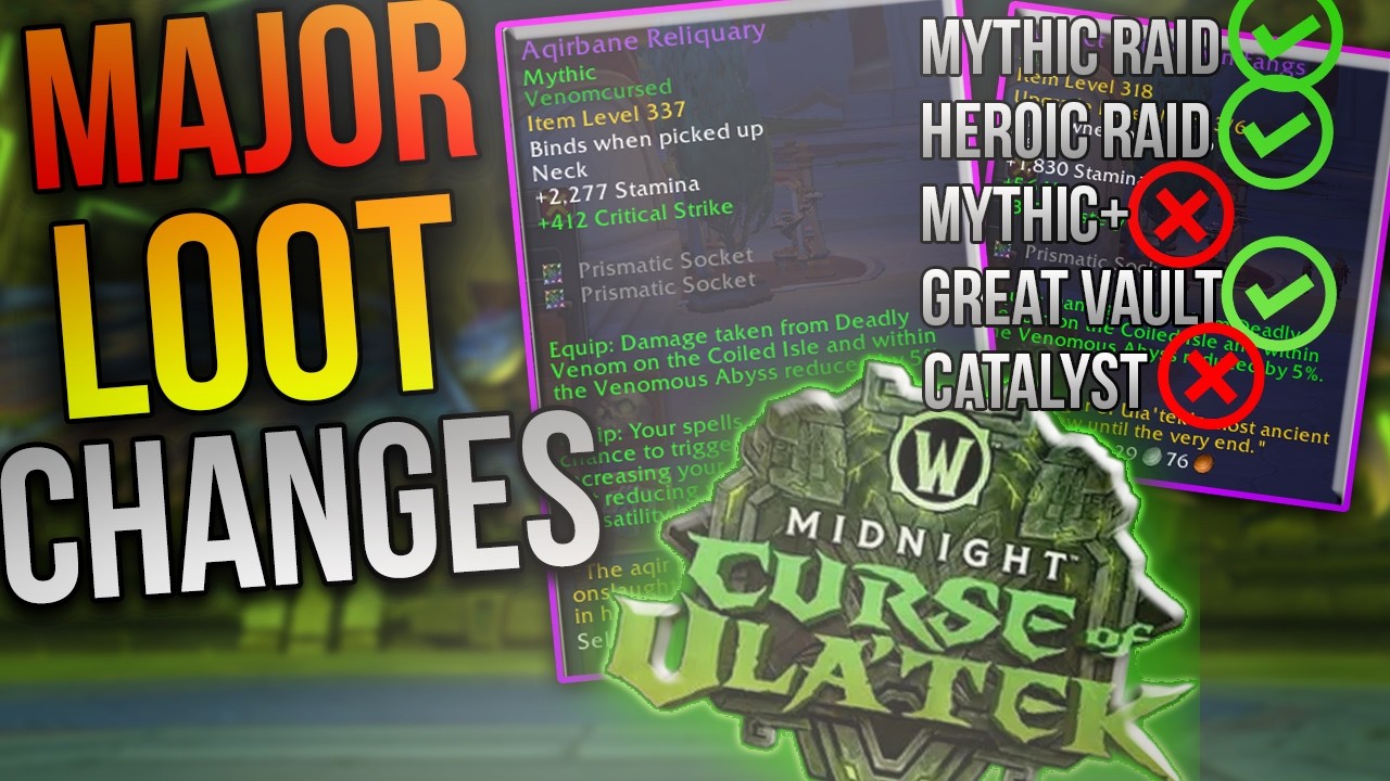 Midnight Season 2 | M+ Loot NERF & Heroic Raid Loot MAJOR Buffs