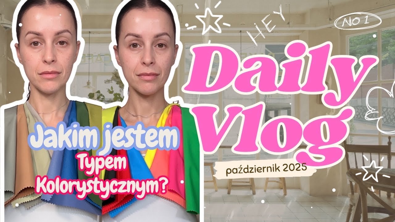 👍🏻 Daily VLOG październik - Zrobiłam Analizę Kolorystyczną, Wałki ?, Przegięłam z zakupami &hellip; UPS !