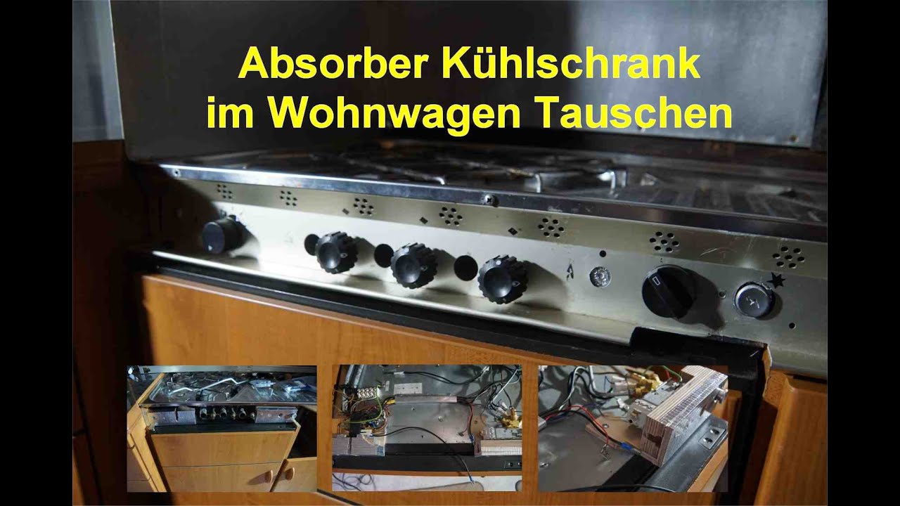 Absorber Kühlschrank im Wohnwagen tauschen Teil 1/2