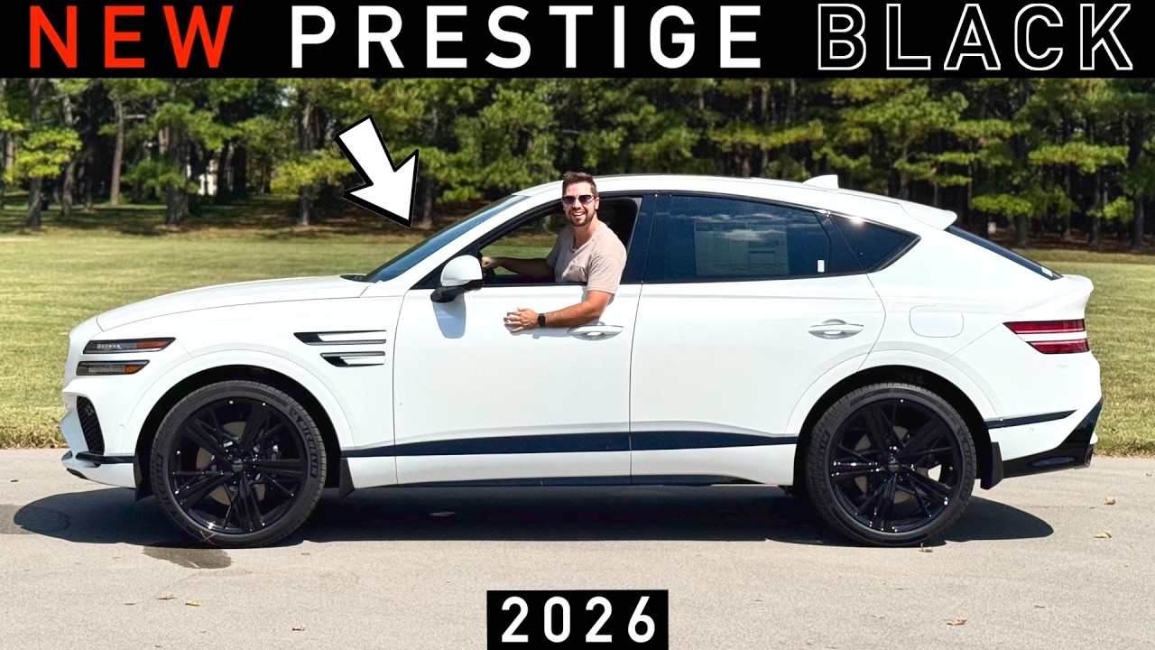 2026 Genesis GV80 Coupe -- This Flagship goes to the Dark Side for 2026! ($92,000)