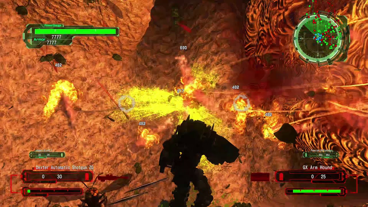 EDF 6 M 123 Destroy the Giant Cave - Fencer Inferno - Earth Defense Force