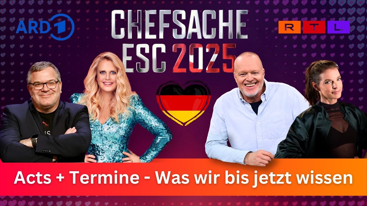 🇩🇪 Chefsache ESC - Was wir über die deutsche Vorentscheidung von Stefan Raab bis jetzt wissen!