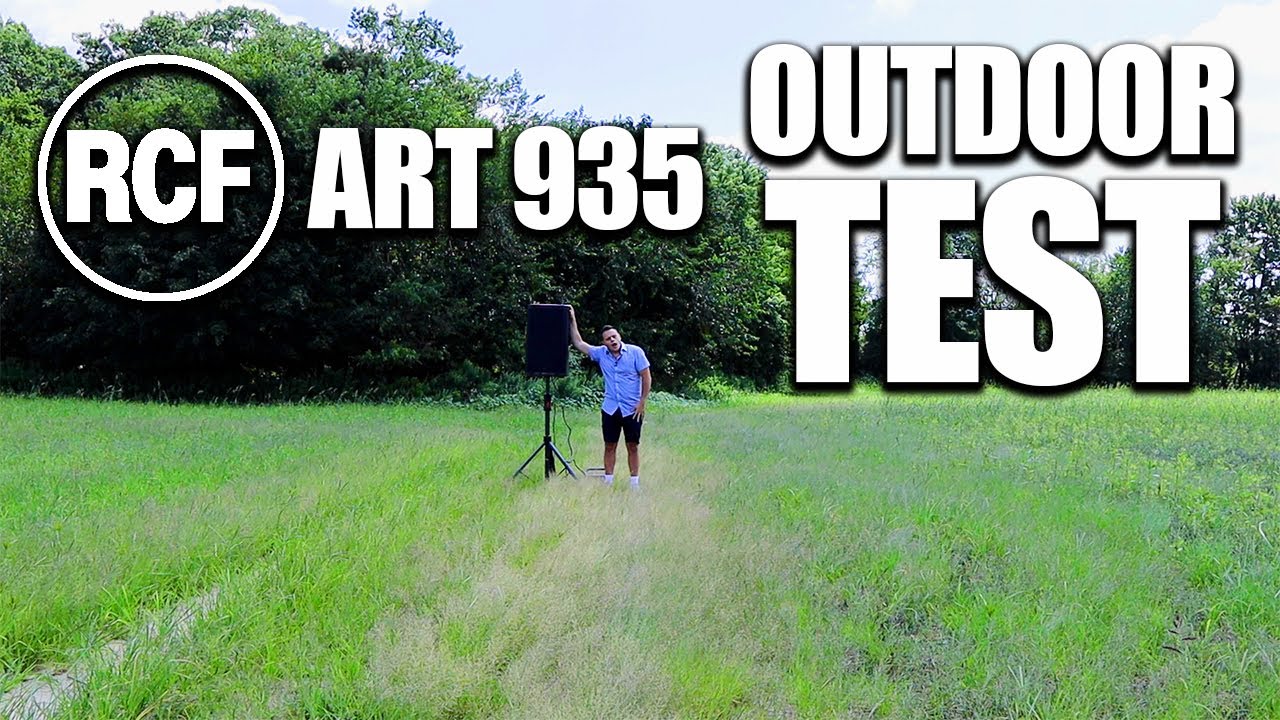 NEW RCF Art 935 Speaker - Outdoor Test & Review
