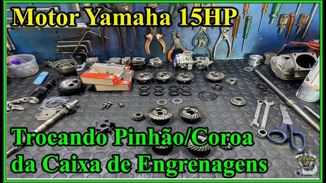 Motor Popa. Troca das Engrenagens, Não Perca Dicas ao Final ..